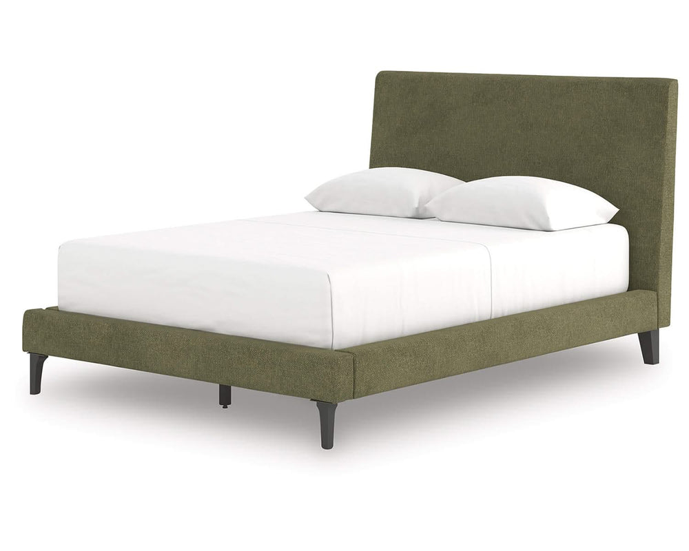 Cama Chirason tapizada completa con listones enrollables