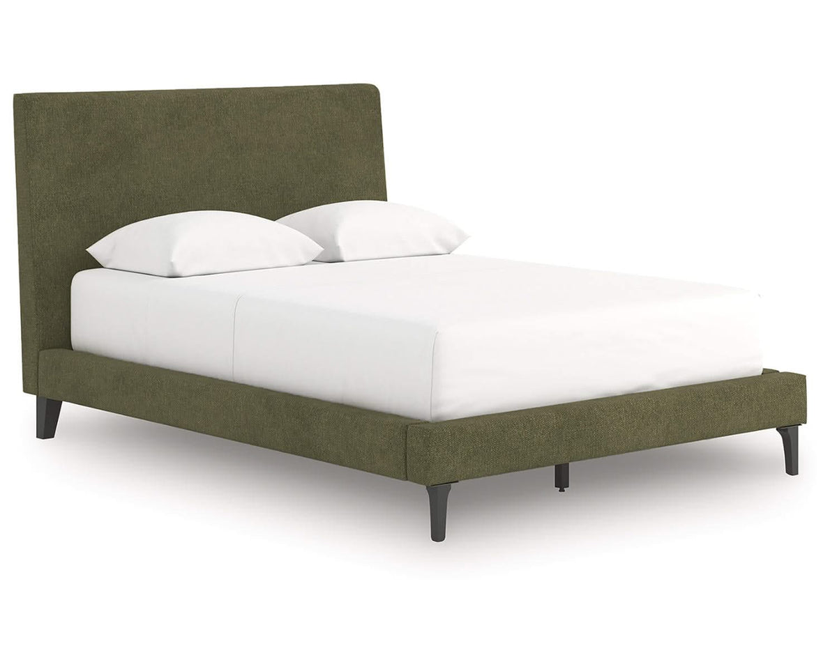 Cama Chirason tapizada completa con listones enrollables