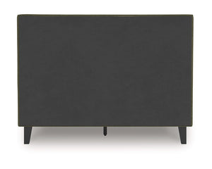 Cama Chirason tapizada completa con listones enrollables