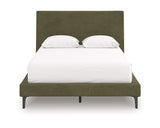 Cama Chirason tapizada completa con listones enrollables