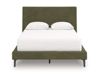 Cama Chirason tapizada completa con listones enrollables