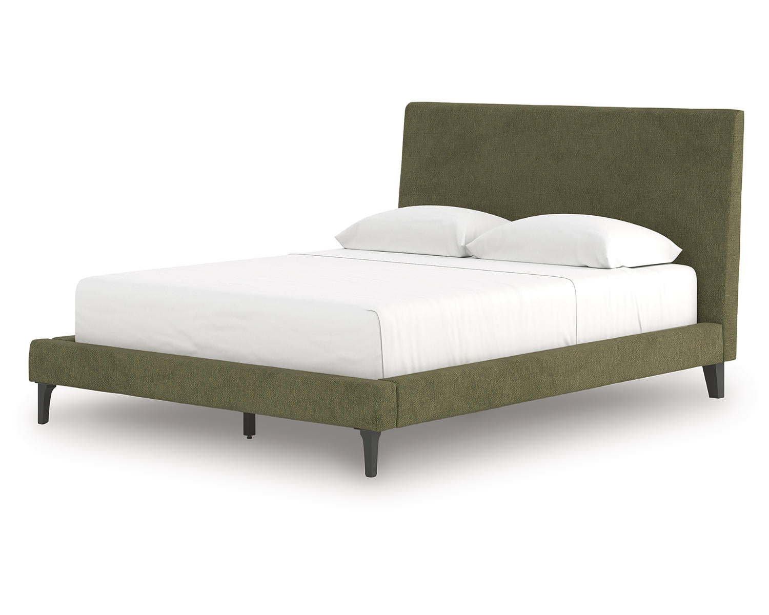 Chirason Queen Upholstered Bed with Roll Slats