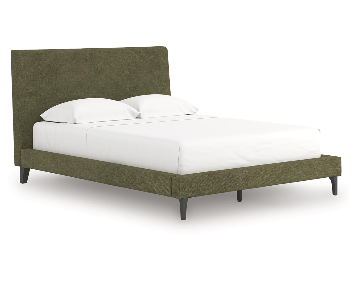 Chirason Queen Upholstered Bed with Roll Slats