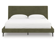Chirason California King Upholstered Bed with Roll Slats