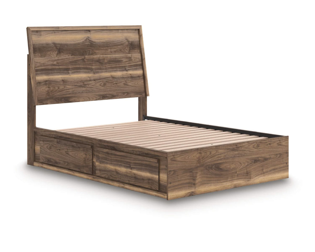 Chirason Full Panel Bed with Storage