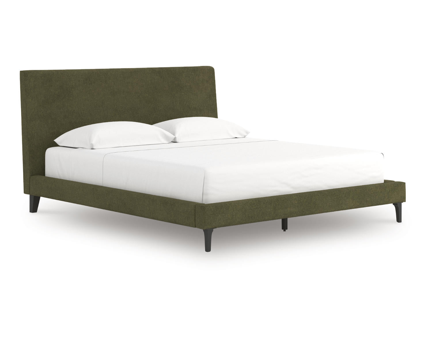 Chirason California King Upholstered Bed with Roll Slats