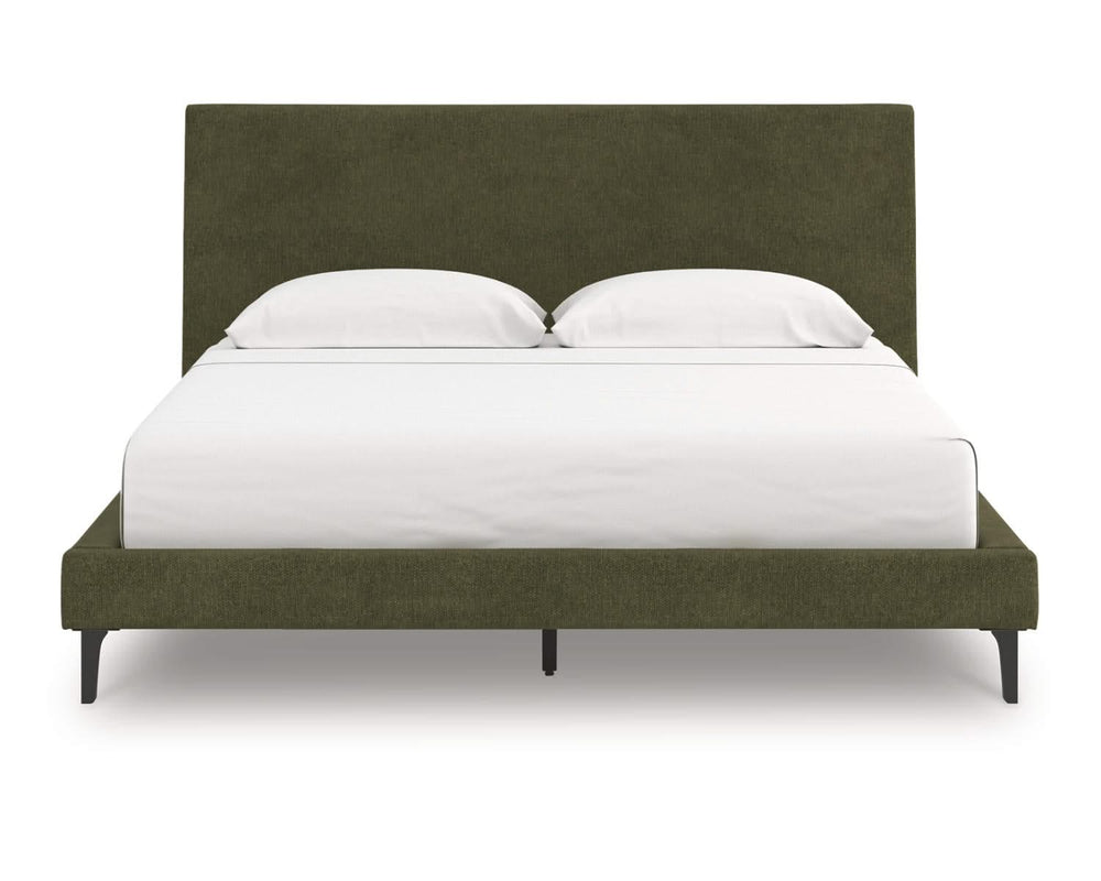 Chirason California King Upholstered Bed with Roll Slats