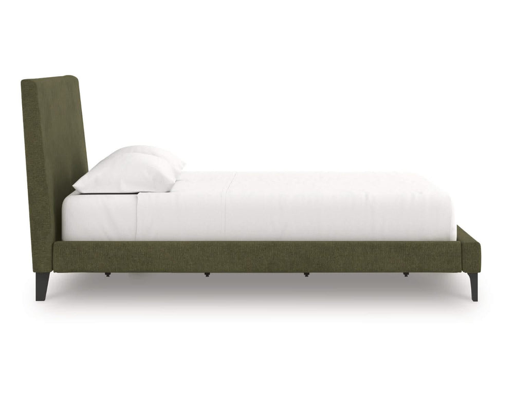 Chirason California King Upholstered Bed with Roll Slats