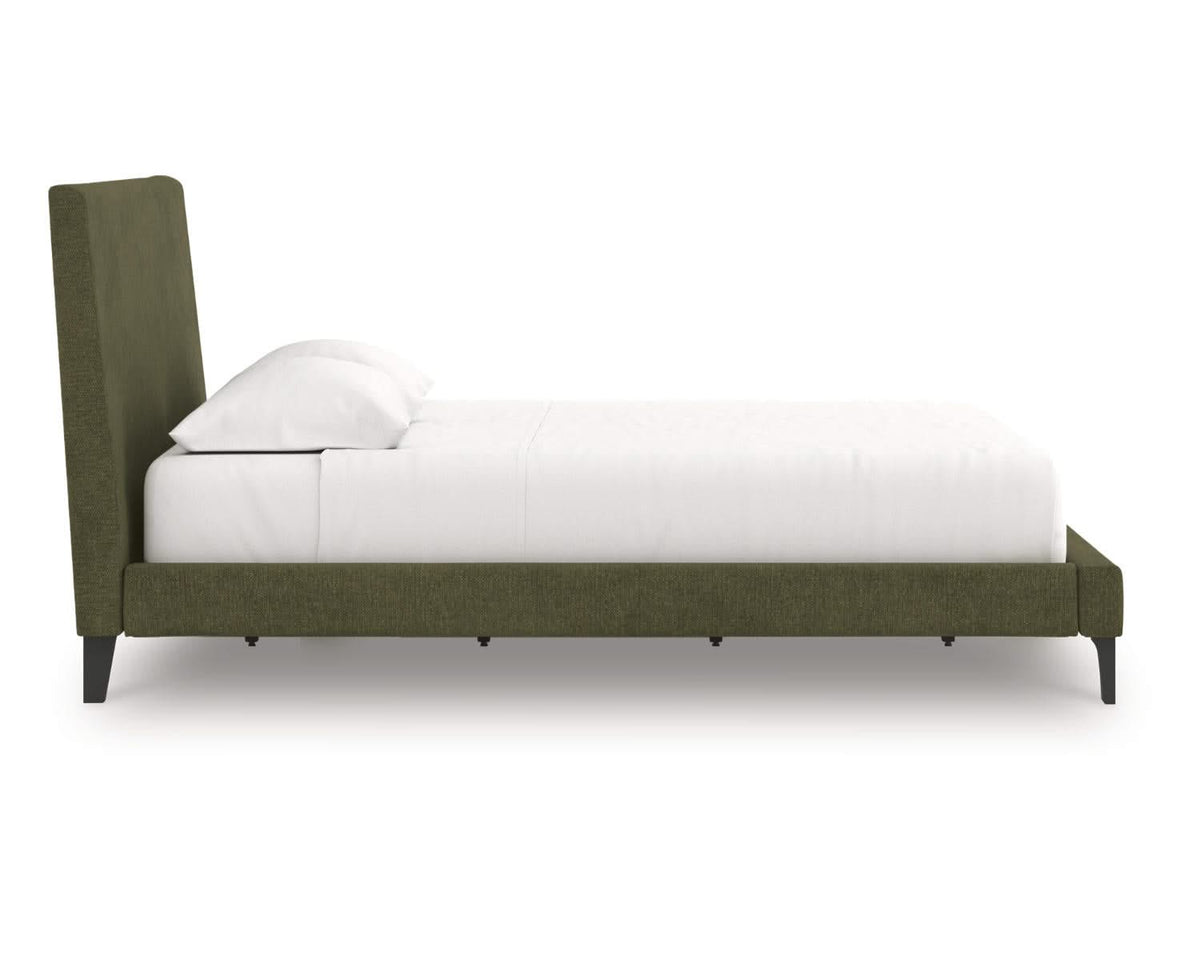Chirason California King Upholstered Bed with Roll Slats