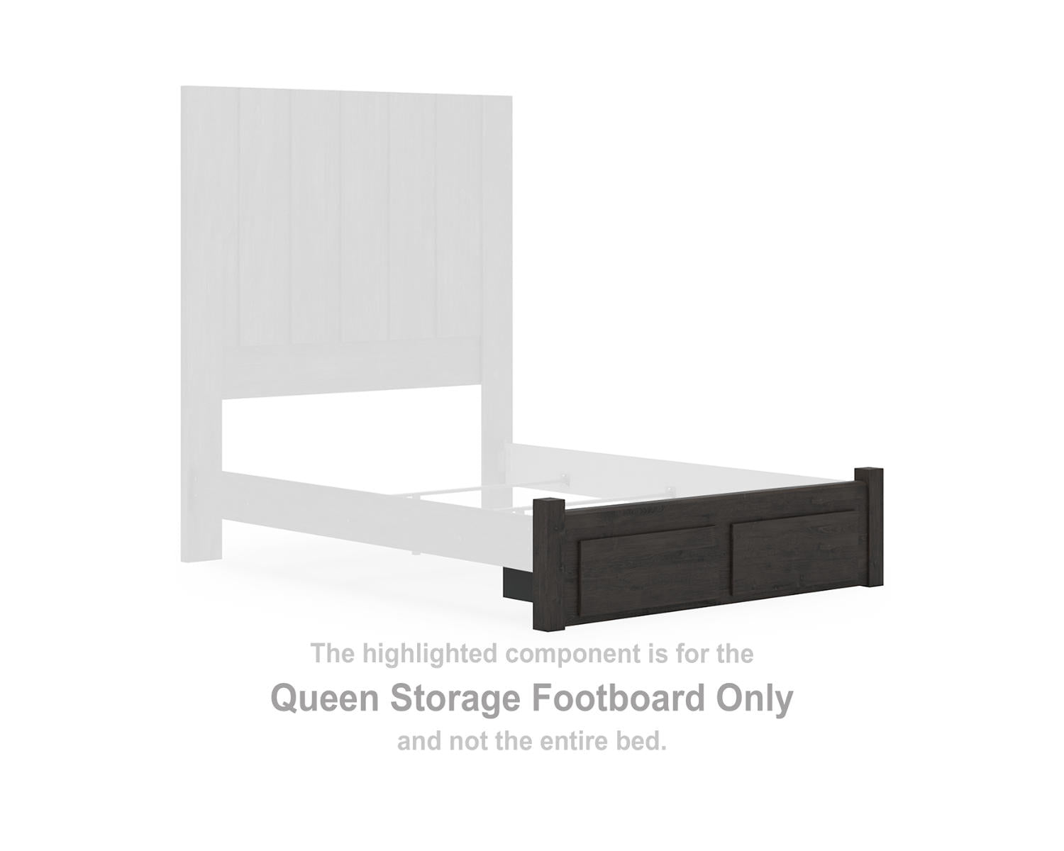 Fraluna Queen Storage Footboard