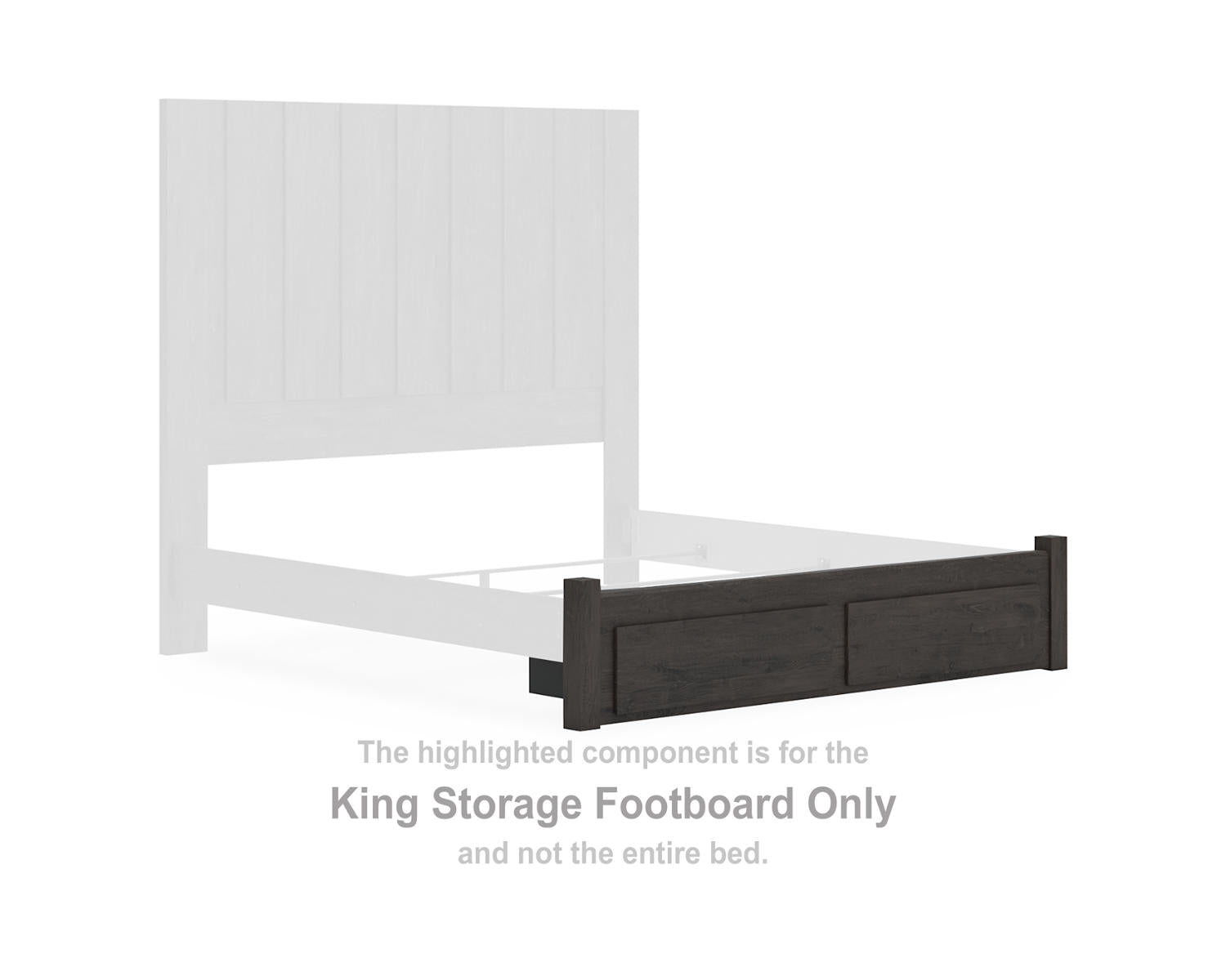 Fraluna King Storage Footboard