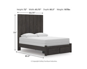 Fraluna Queen Panel Storage Bed