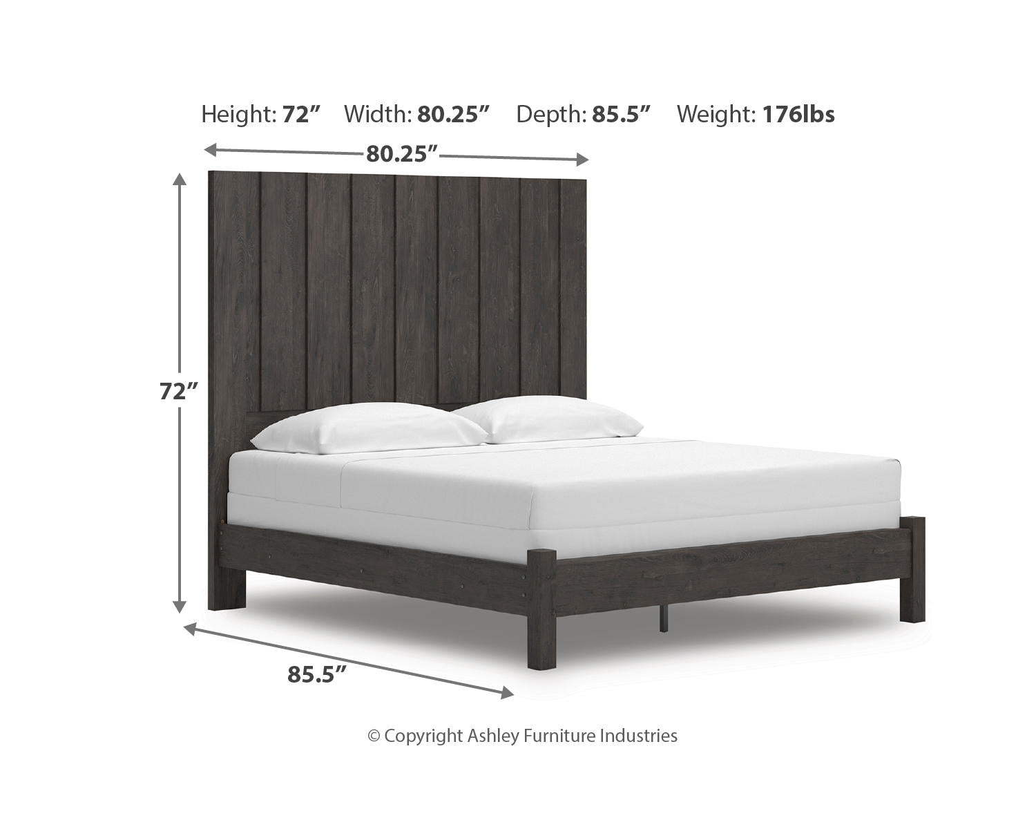 Fraluna King Panel Bed