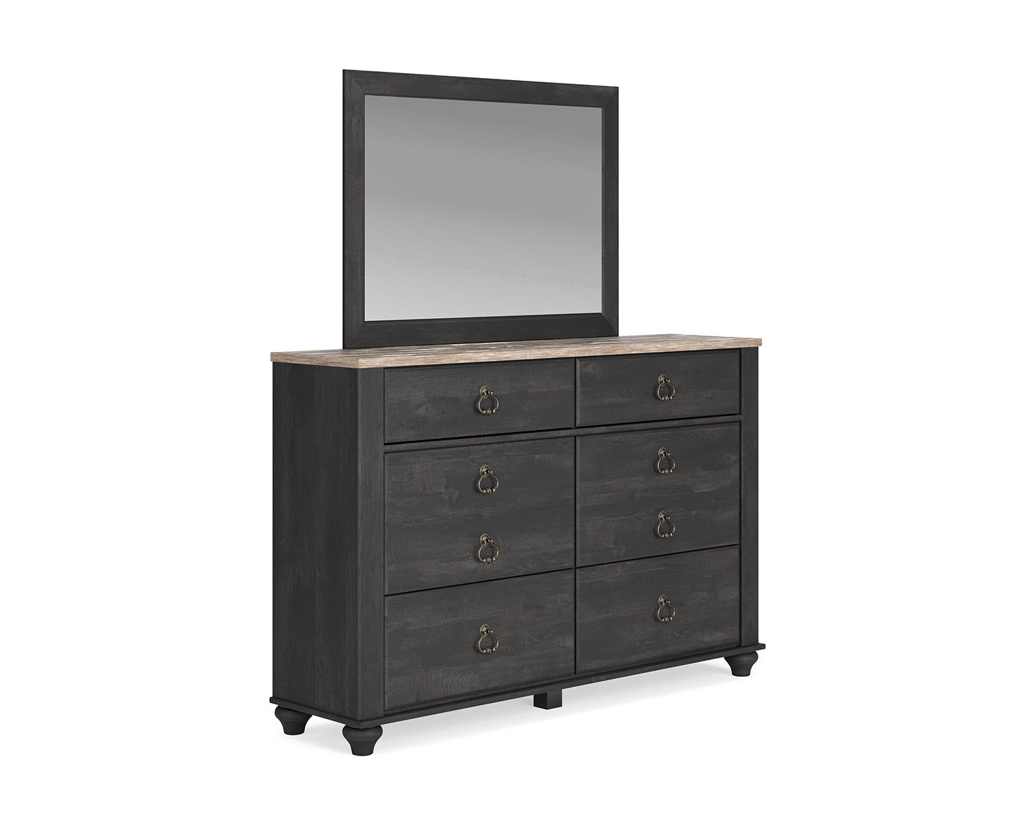 Nanforth Dresser and Mirror
