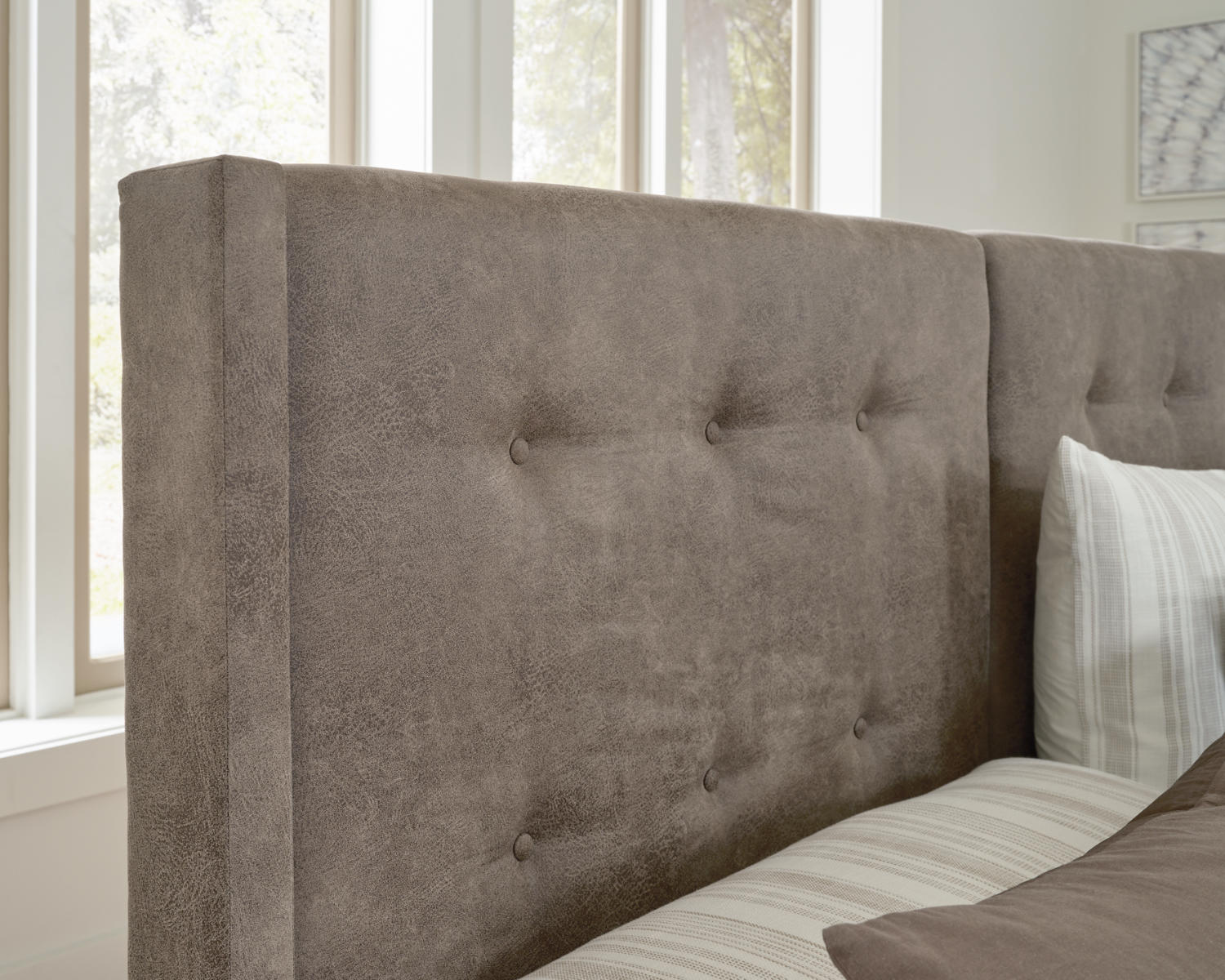 Wittland California King Upholstered Panel Bed
