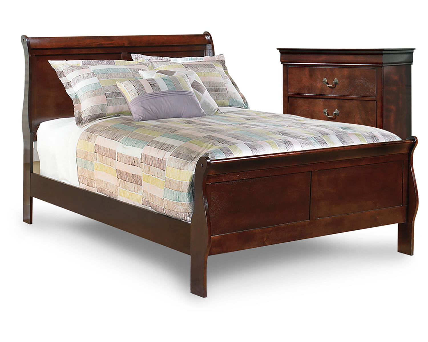Alisdair Full Sleigh Bed and Chest