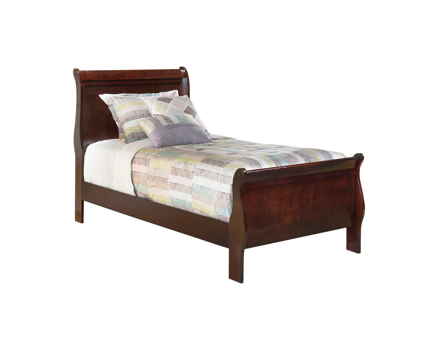 Alisdair Twin Sleigh Bed, Dresser and Mirror