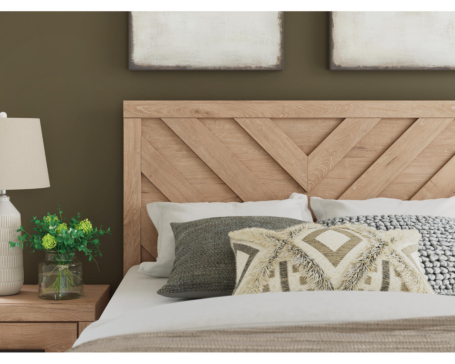 Sanginlane Full Panel Bed