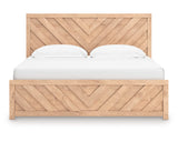 Cama King con paneles Sanginlane