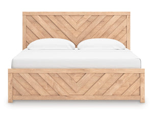 Cama King con paneles Sanginlane