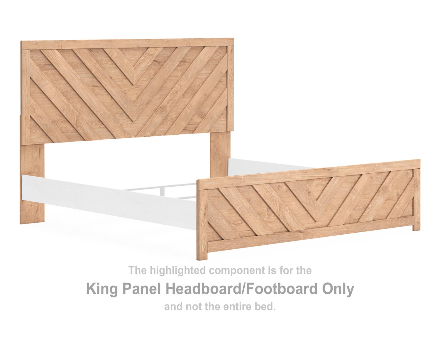Sanginlane King Panel Headboard/Footboard