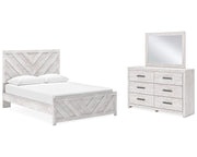 Cayboni Queen Panel Bed, Dresser and Mirror