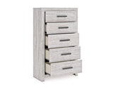 Cayboni King Panel Bed, Dresser, Mirror, Chest and 2 Nightstands