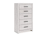 Cayboni King Panel Bed, Dresser, Mirror, Chest and 2 Nightstands