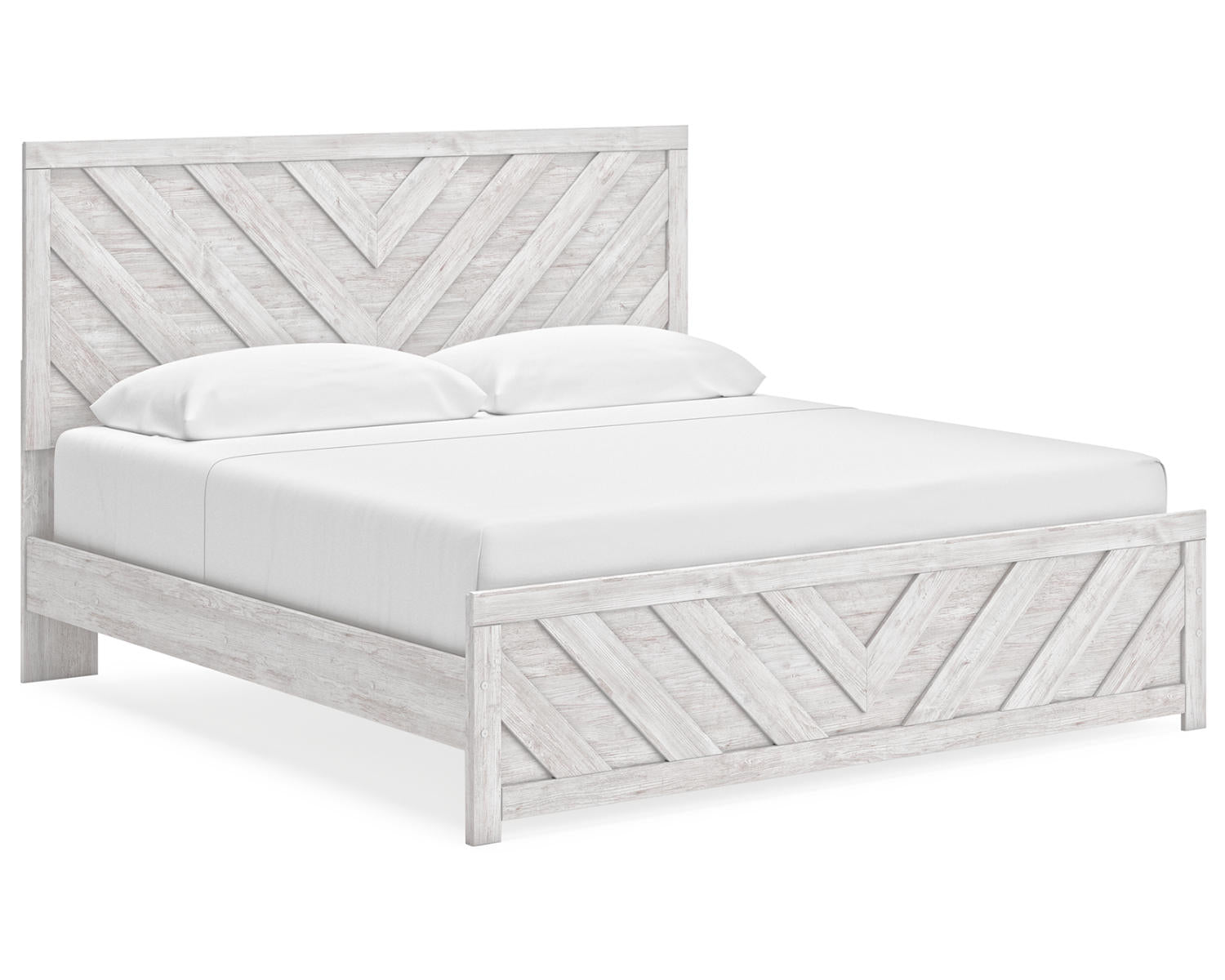Cayboni King Panel Bed, Dresser, Mirror, Chest and 2 Nightstands