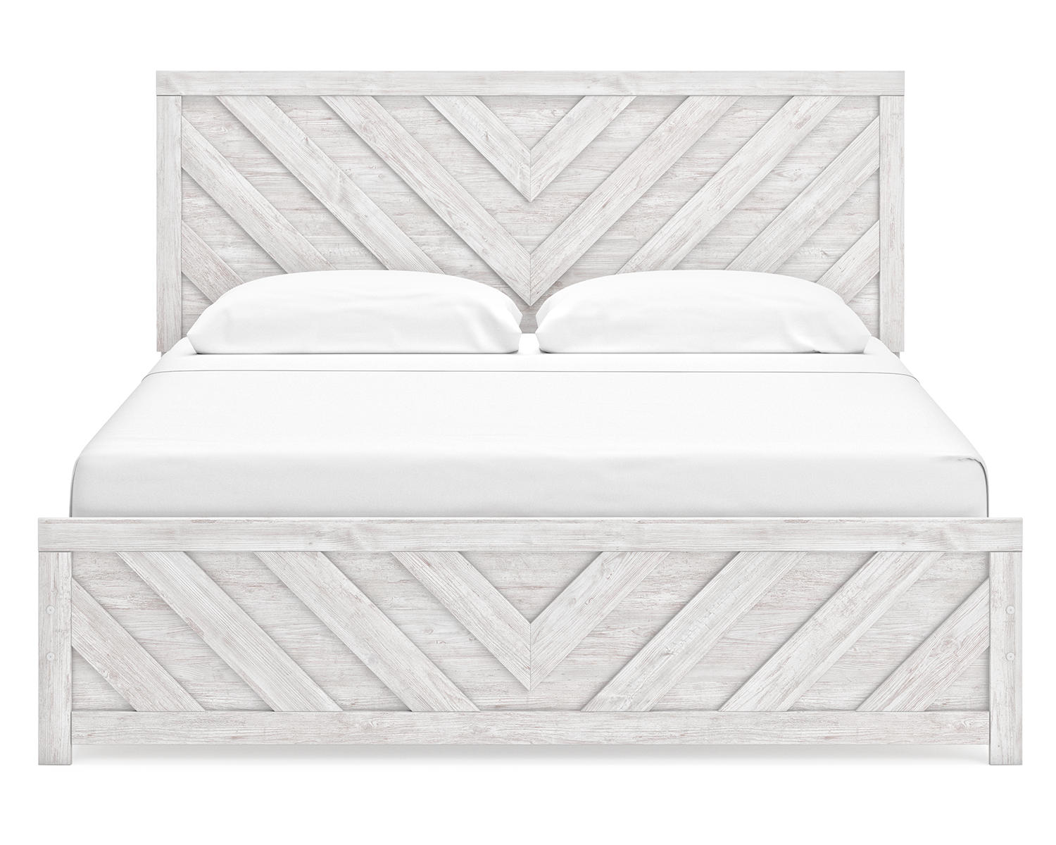 Cayboni King Panel Bed, Dresser, Mirror, Chest and 2 Nightstands