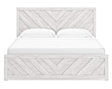 Cayboni King Panel Bed, Dresser, Mirror, Chest and 2 Nightstands