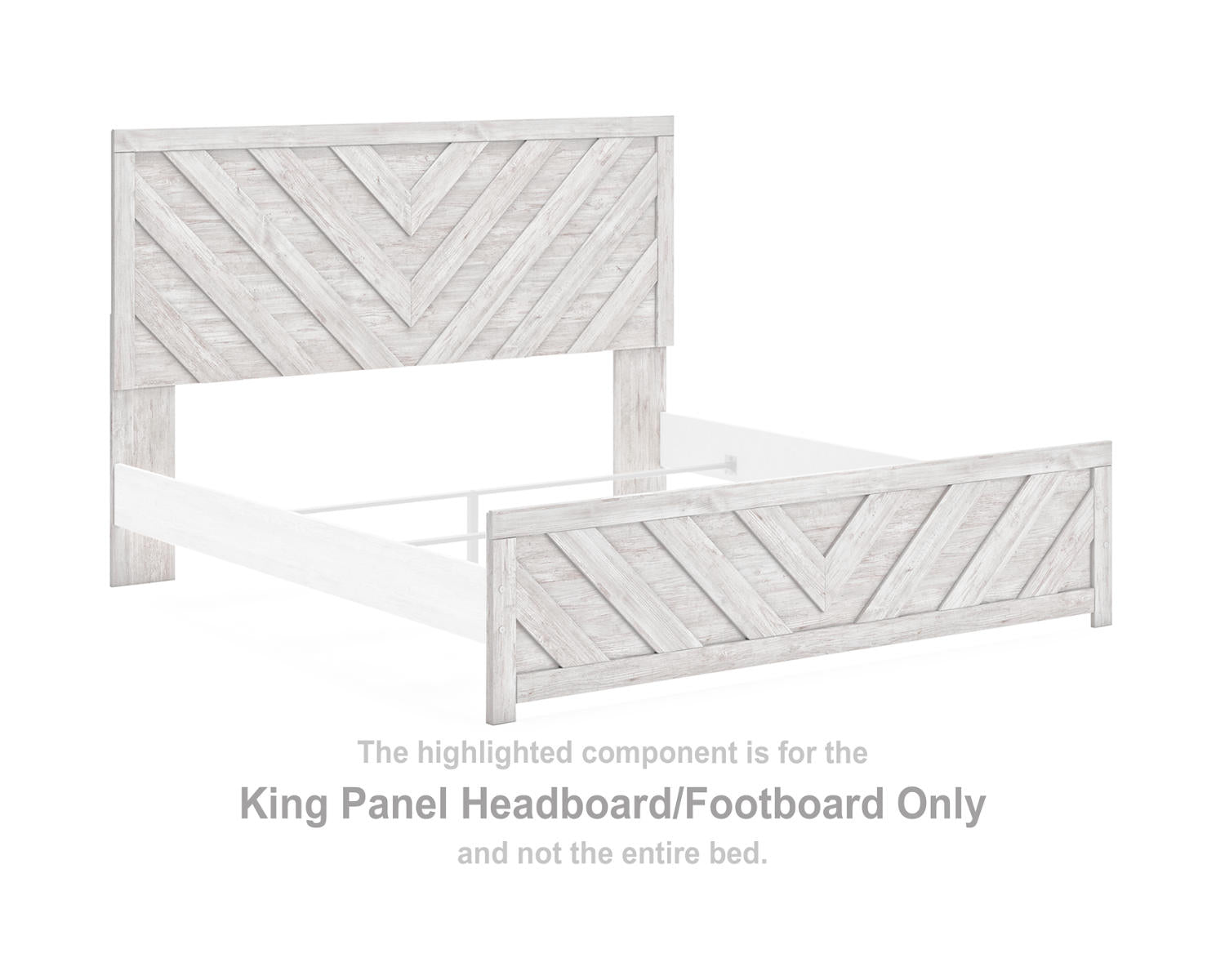 Cayboni King Panel Headboard/Footboard