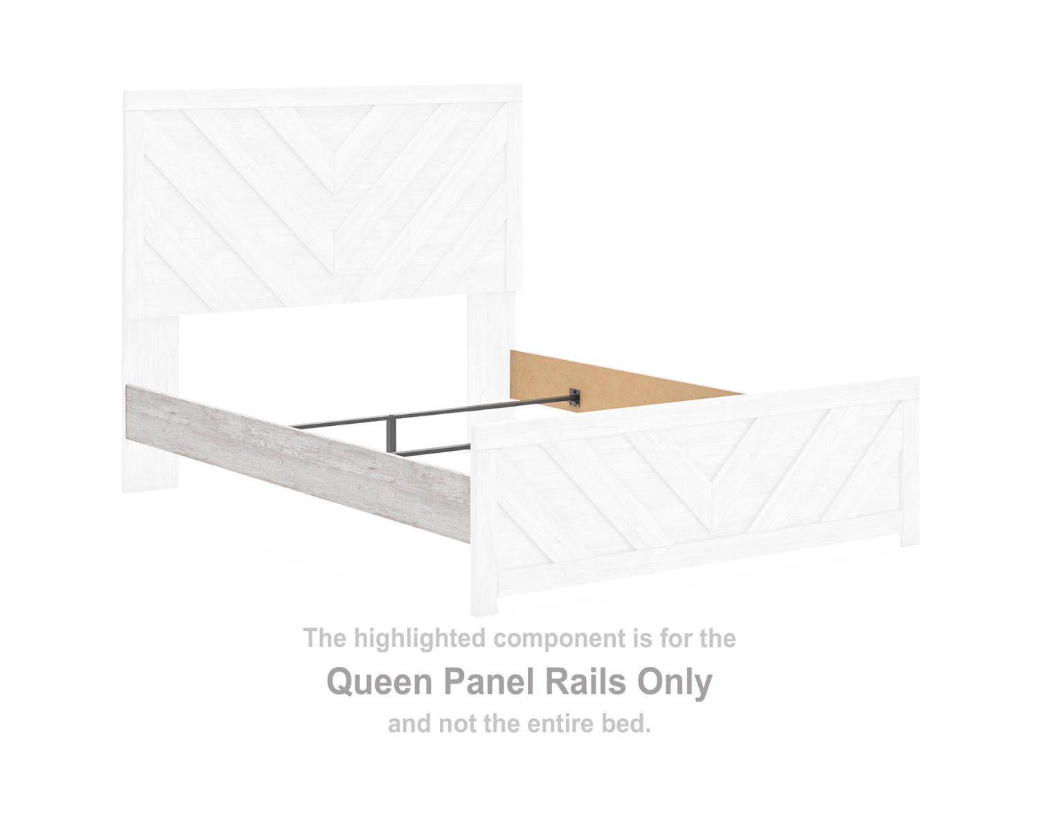 Cayboni Queen Panel Rails