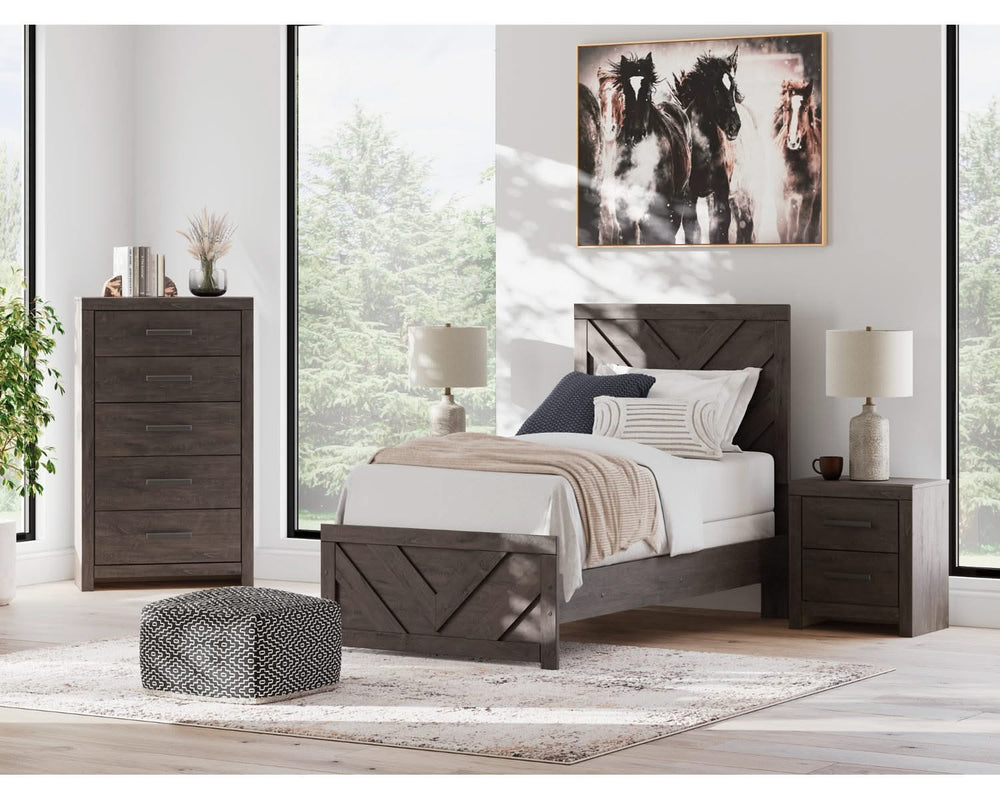 Prendonea Twin Panel Bed
