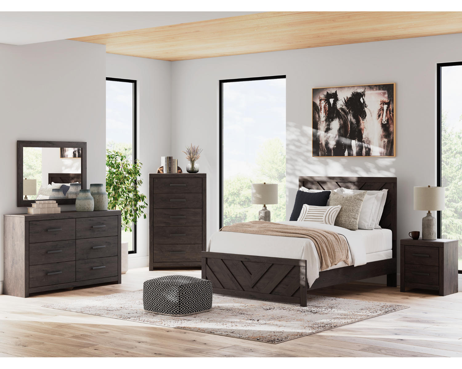 Prendonea Full Panel Bed