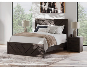 Cama Queen con paneles Prendonea