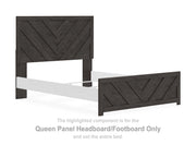 Prendonea Queen Panel Headboard/Footboard