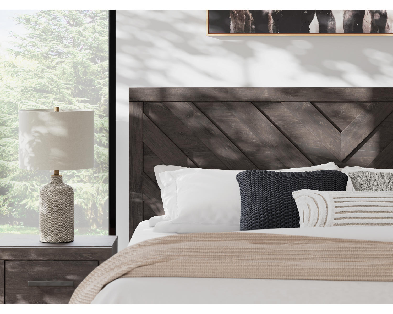 Prendonea King Panel Bed