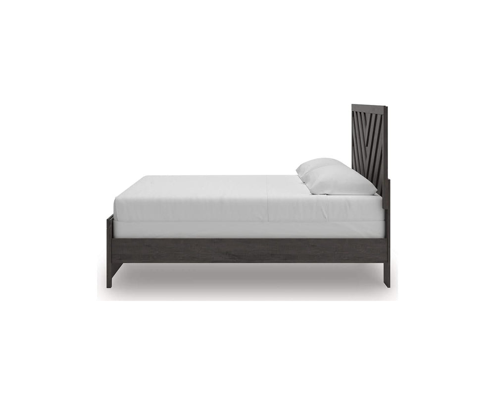 Cama King con paneles Prendonea