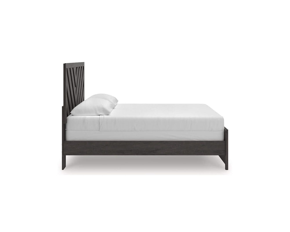 Cama King con paneles Prendonea