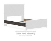 Prendonea Queen Panel Rails