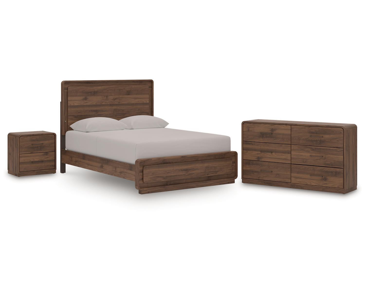 Fortlorn Queen Panel Bed, Dresser and Nightstand