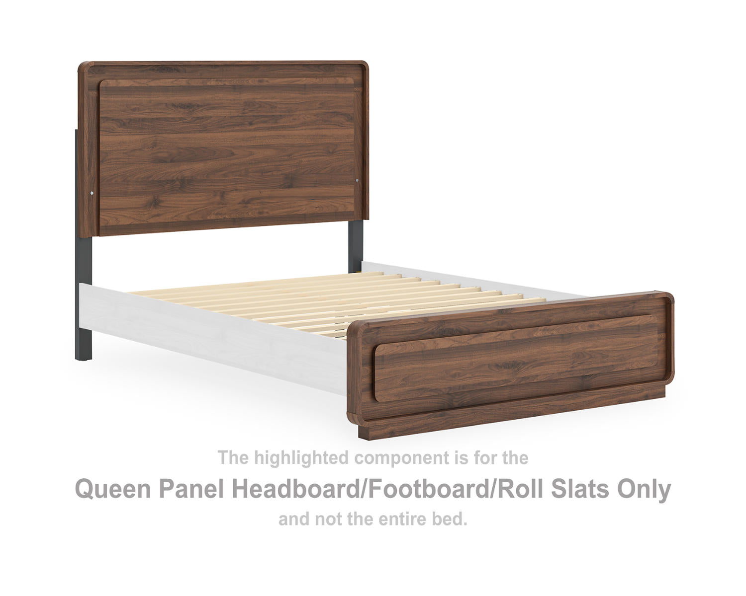 Fortlorn Queen Panel Headboard/Footboard/Roll Slats