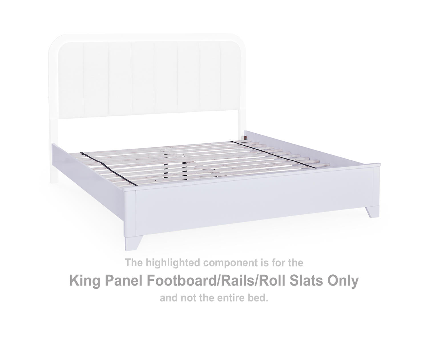 Jarlee King Panel Footboard/Rails/Roll Slats