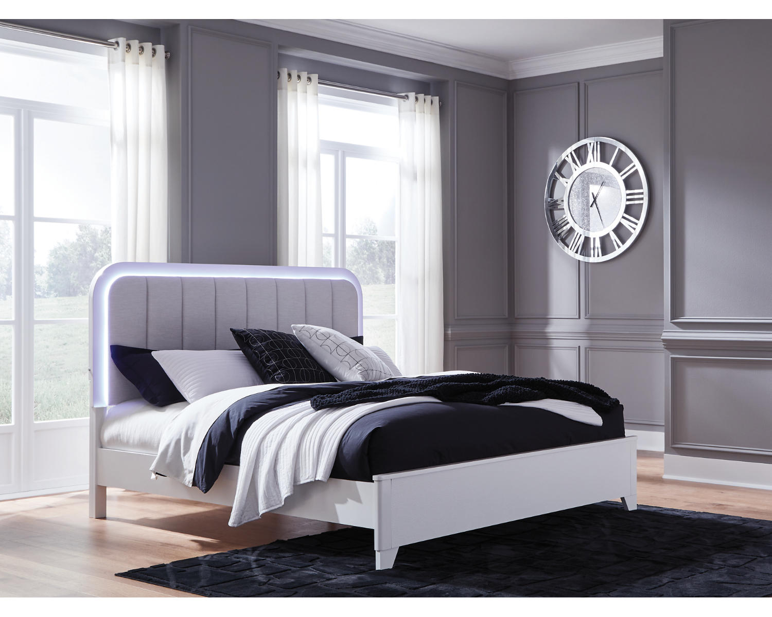 Jarlee California King Upholstered Panel Bed