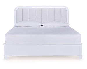 Jarlee King Upholstered Panel Bed