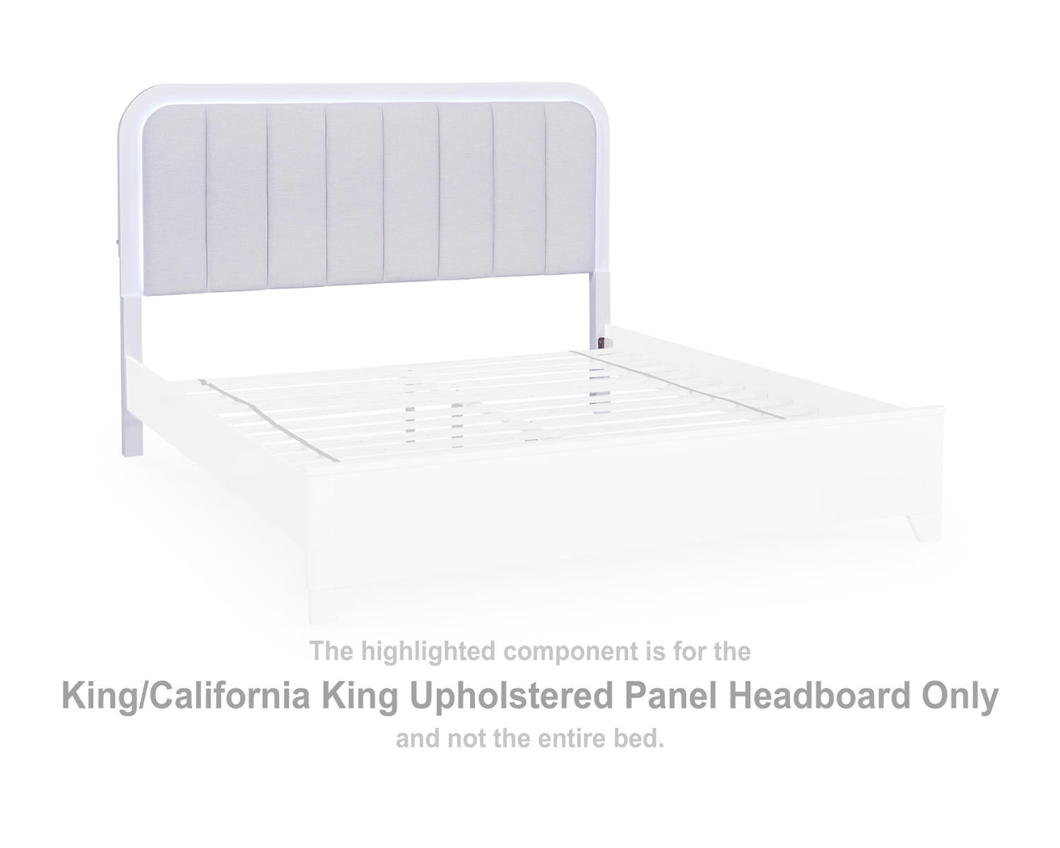 Jarlee King/California King Upholstered Panel Headboard
