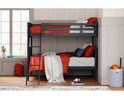 Nextonfort Twin over Twin Bunk Bed with Mattresses