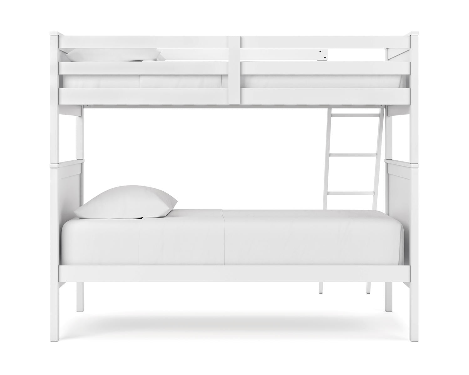 Nextonfort Twin over Twin Bunk Bed and 2 Twin Mattresses