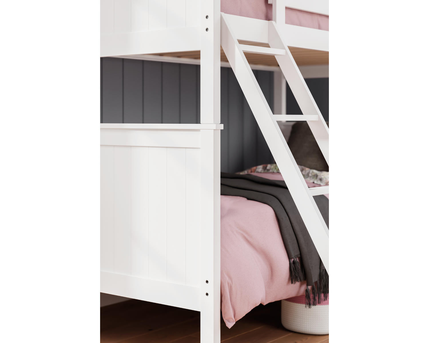 Nextonfort Twin over Twin Bunk Bed and 2 Twin Mattresses